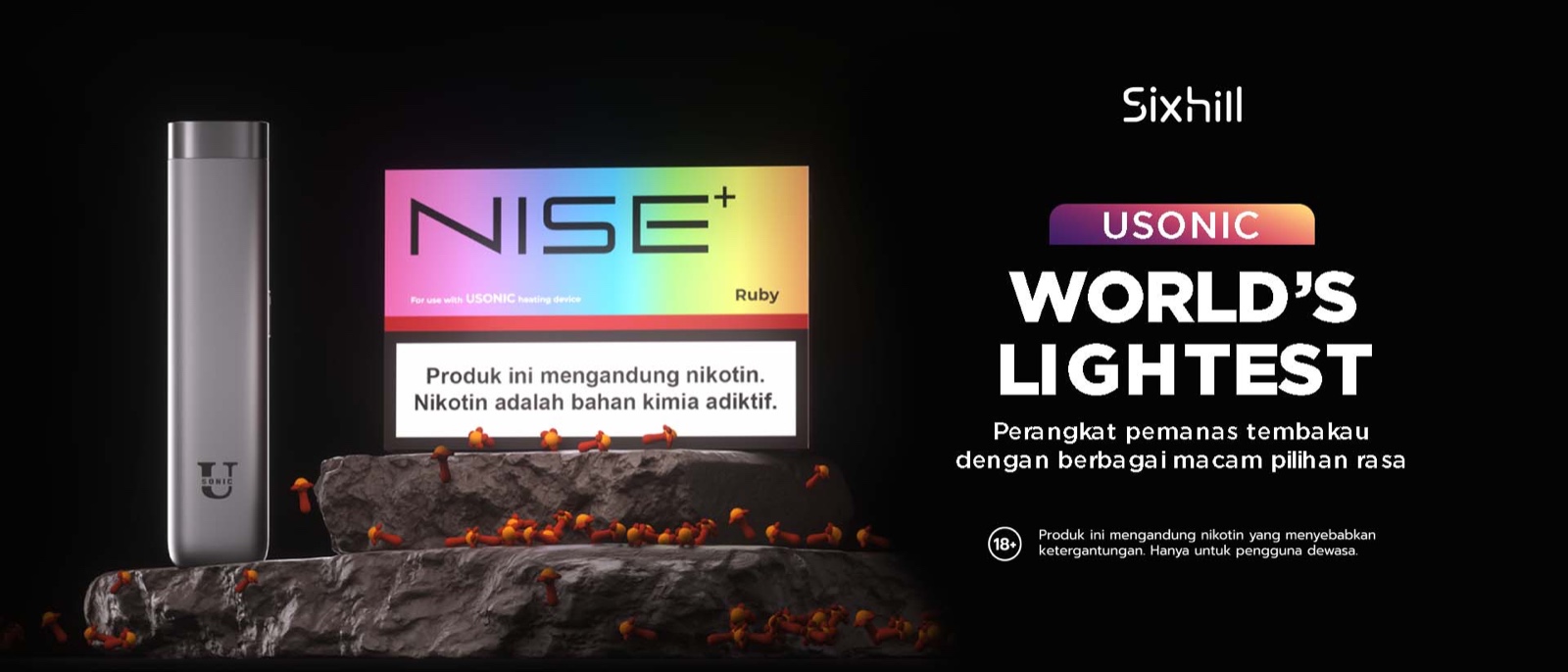 Sixhill luncurkan produk baru bernama Nise dan Usonic
