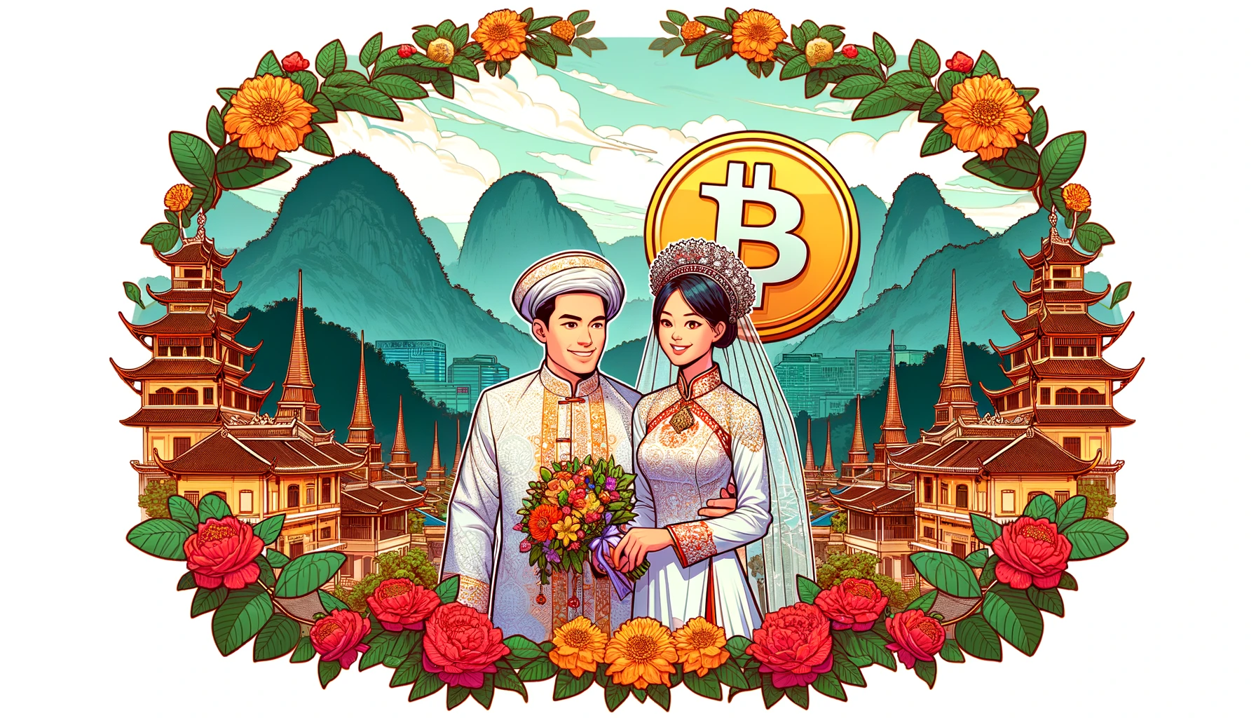 pengantin di Vietnam terima bitcoin sebagai hadiah pernikahan